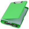 ZCZN A4 Clipboard with Storage, Plastic Clipboard Folder with Separate Pen Compartment, Green