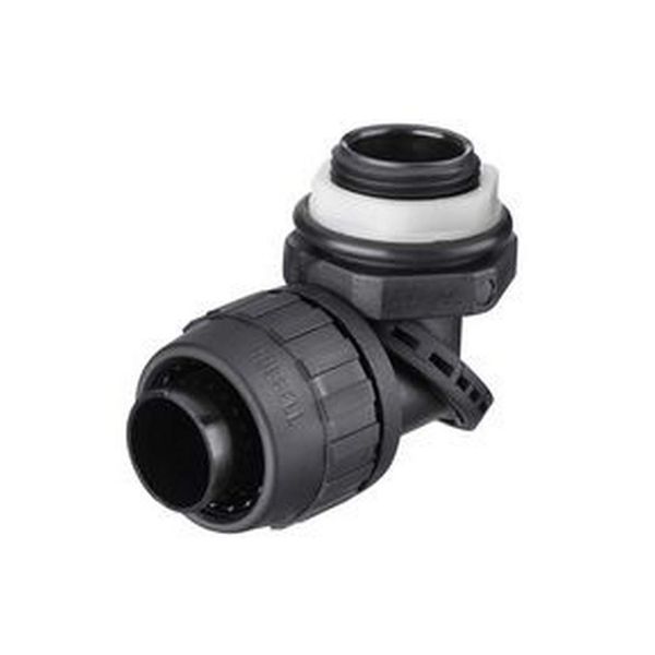 Hubbell PS0759NBK Liquidtight Conduit Connector, Black