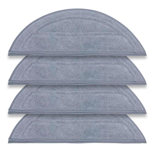 4Pack Washable Cloth Mop Pads for Roborock Saros 10/G30 Robot Vacuum, Replacement Parts Washing Mopping Pad Replacement Mop Pads for Efficient Home Cleaning
