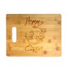 Easter Bunny with Flowers - Laser Engraved Bamboo Cutting Board Kitchen New