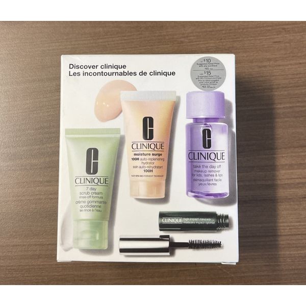 Clinique Discover Clinique Set (Moisture surge,Scrub,Ma
