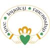 CafePress Claddagh For Light White Cream Folded Greeting Card Matte