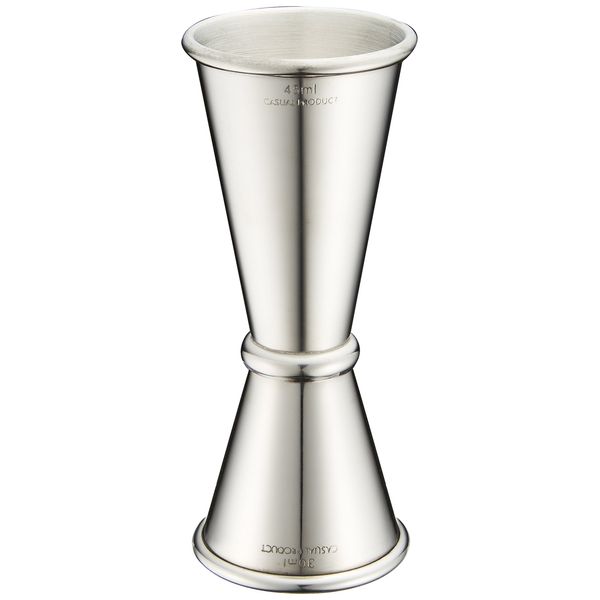 CASUAL PRODUCT 027246 NEW Standard Measure Cup, M, 30/45ml, Cocktail Jigger Cup