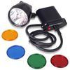 GearOZ 10W LED Coon Hunting Lights, 25000LUX (500 Lumen) Hunter Headlamp for Coyotes Hog Predators, Explosion Proof Mining Camping Bright Headlight Rechargeable for Night Working - 4 Optical Filters