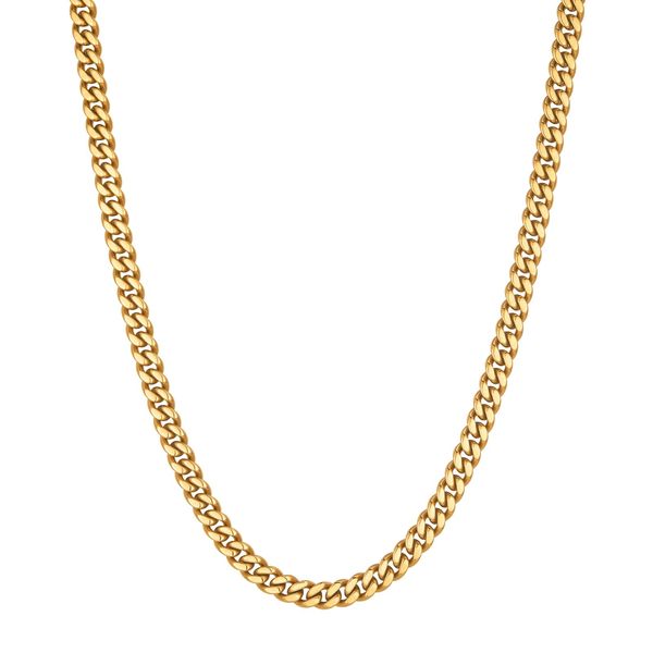 VEXXS Men's Gold Chain Flat Cut003
