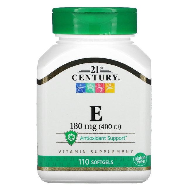 21st Century Vitamin E 180mg 400 IU 110 capsules x 2 boxes