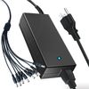 Ac Adapter fit 12v CCTV Surveillance Security System Camera 4-way to 8-way Split