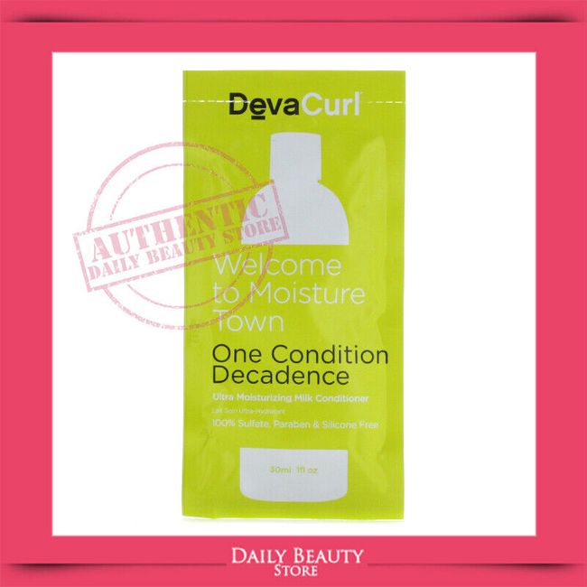 DevaCurl One Condition Decadence 30ml 1oz X 5 Samples NEW FASTSHIP