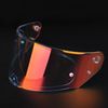 for LS2 Assault/Rapid/Stream Helmets Visor Open Face Shield Visor for Ls2 FF320/328/353/800 Helmets Outer Shield Motorcycle Visor (Revo Clear Red)