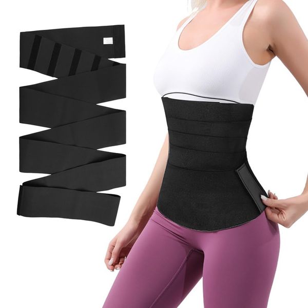 Women Waist Trainer Belt Waist Shaper Trimmer Corset Sauna Sweat Belt Lumbar Waist Support Belt Adjustable Comfortable Lumbar Waist Support Belt for Slimming, Fitness Workout, Unisex (W 13CM)