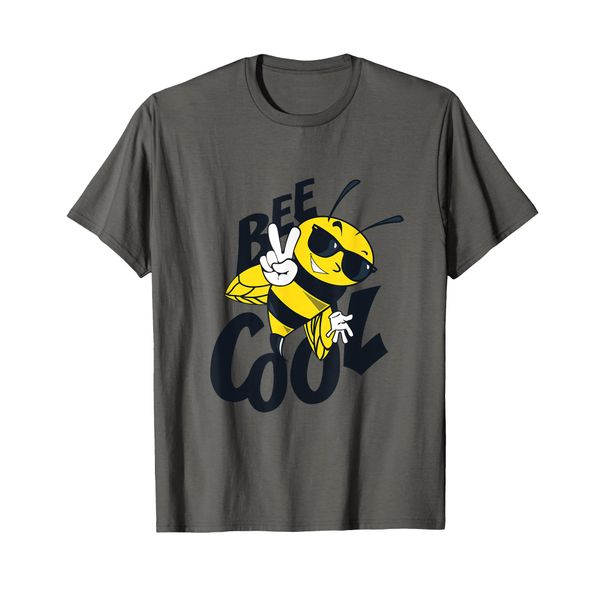 Bee Cool Design Plush Mords Environmental Protection T-Shirt, gray