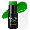 Go Ho Cream-Blendable Green Face Paint Stick (1.06 Oz),Green Full Body Paint Makeup Stick for Adults Children Halloween Cosplay SFX Makeup,Waterproof