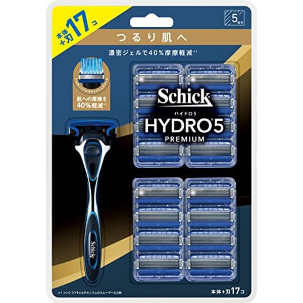 Hydro 5 Premium For smooth skin Club Pack (Holder (with blade) + 16 replacement blades) Shaving Razor