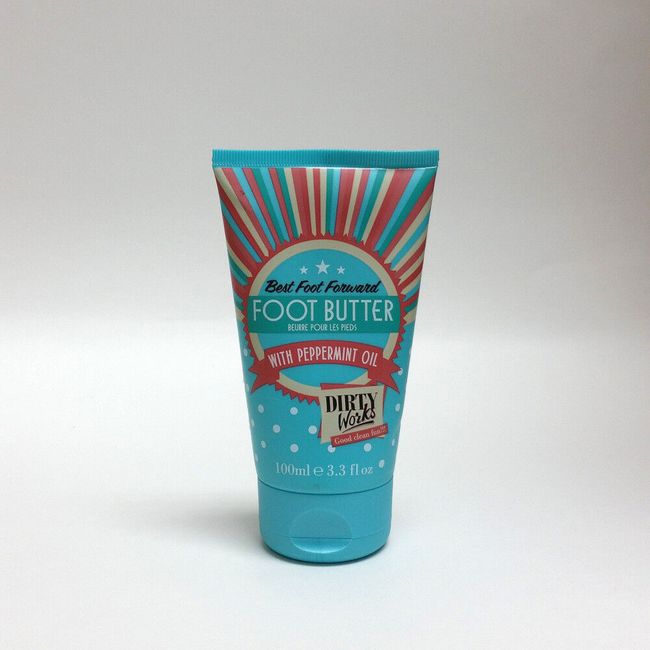 Dirty Works Best Foot Forward Foot Butter Cream Peppermint Oil 3.3 fl oz / 100mL