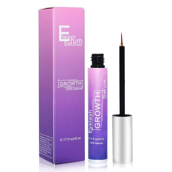 Eyelash Growth Serum to Grow Lashes，Advanced Lash Serum Formula for Eyelash Growth and Thickness, Lash Growth Serum Enhancer (5ML)