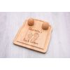 Personalised Dippy Egg and Soldiers Breakfast Board with a Unicorn Design
