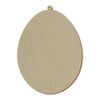 Bronze Wooden Easter Eggs - Decorative Cuts 2-10 cm, Size: 5 cm, Pack of 10