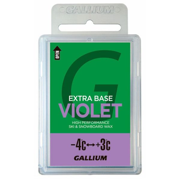 Ski wax "GALLIUM" EXTRA BASE VIOLET SW2075 100g (-4°C to +3°C)