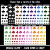 Rain Cloud Solid Temporary Tattoo Water Resistant Fake Body Art Set Collection - Light Pink (One Sheet)
