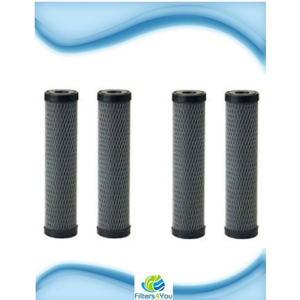 FITS  OmniFilter T01, TO1, TO1-DS Carbon Water Filter 5 Micron 4 pack