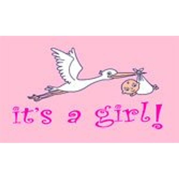 It's a Girl Flag 3'x5' Polyester Flag