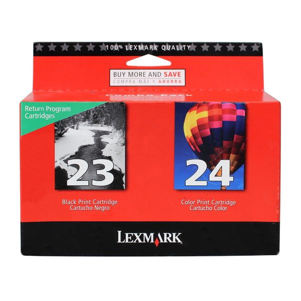 Lexmark (#23/#24 18C1571 Black and Color Ink Cartridge Combo Pack