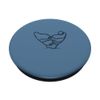 Abstract Waves Beach Surfing Whale Minimalism Ocean PopSockets Swappable PopGrip