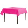 LinenTablecloth 54-Inch Square Polyester Tablecloth Fuchsia