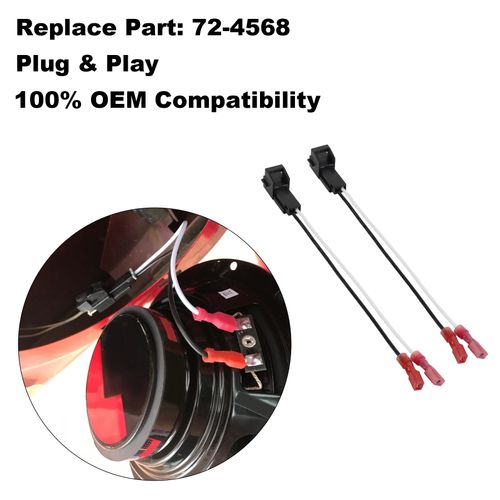 ZJUSDO Speaker Harness Adapter Speaker Wire Connector Plug Replacement 72-4568 for 1988-UP GMC Buick Cadillac Chevy Silverado Sierra Suburban Tahoe Yukon Cobalt Colorado
