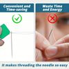 20pcs Automatic Needle Threader,Square Needle Threaders,Sewing Machine Needle Threader,Simple Needle Threader,Easy Selfthread Needle Threaders Tool,Sewing Supplies Tool,Universal Sewing Supplies(Blue)