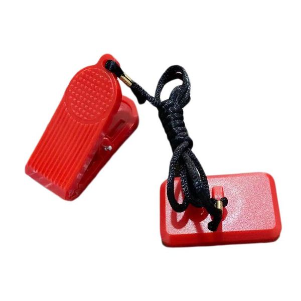 QDY Magnet Security Lock Treadmill Home Gym Use Treadmill Safety Key Lock with Treadmill Safety Switch Length 4.7cm Width 3cm, ABS, Red