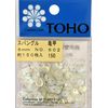 TOHO #602 Turtle Shell Spangle, Approx. 0.2 inches (6 mm), White Aurora, Approx. 150 Sheets