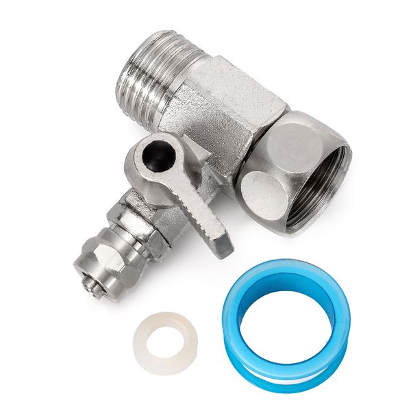 Pxyelec 1/2PT to 1/4inch(6.35mm) RO Feed Water Adapter Ball Valve Faucet Tap Feed Reverse Osmosis