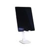 Adjustable Phone & Tablet Stand, 180-Degree Foldable Desktop Holder, Anti-Slip Base, White