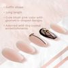 Ardell Nail Addict Artificial Nail Set, Blush Geometric Crystals