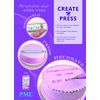 PME CP302 Create N Press Message Set, White, 28 x 12 x 2 cm