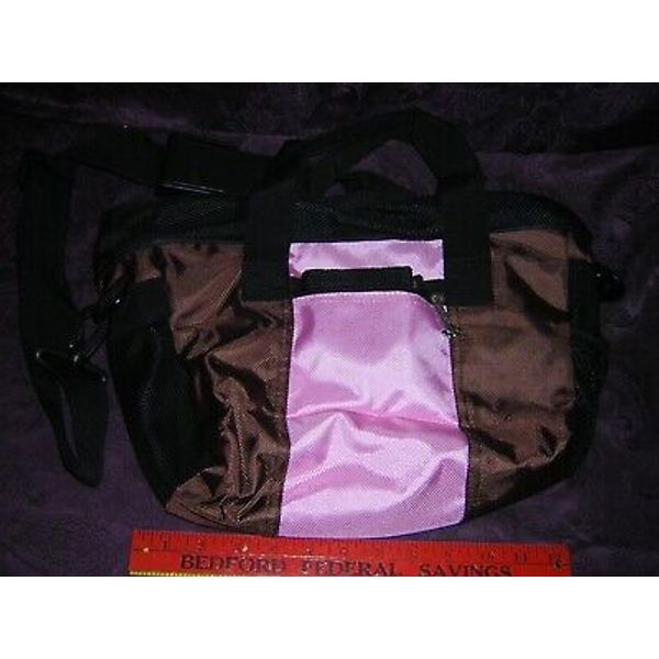 Doggles small pet messenger bag w/ water bowl