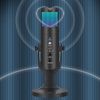 Hubiuyo Microphone, Condenser Microphone, USB Microphone, PC Microphone, Tabletop Microphone, Unidirectional Echo Function, Meetings, Games, Commentary Microphone, For Tablets, PC Recording