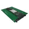 SATA III to M.2 SSD Adapter Device Sleep Mode (DEVSLP) with Frame Housing