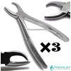 3× Tartar Forceps Calculus Remover Tooth Scraper 4.5" Dental Veterinary Tools