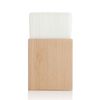 Wellness Massage Pack Mask Brush with Wooden Handle White