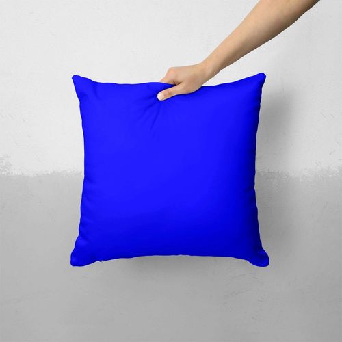 iiRov Solid Royal Blue - Custom Decorative Home Decor Indoor or Outdoor Throw Pillow Cover Plus Cushion Set for Sofa, Bed or Couch (Pillow CASE Cover Plus Cushion)