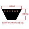 V Belt for A90 or 4L920 ( Outer Length 92" x Width 1/2" ) V-Belt