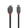 LINDY 2m ANTHRA LINE USB3.2 Gen1 Type-C to Micro-B Cable (Model Number: 36622)