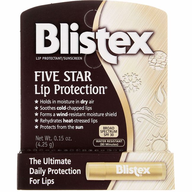 24 Pack Blistex Five Star Lip Protection Lip Protectant Sunscreen Stick, SPF ...