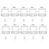 Misting Nozzle Tee Assembly 3/8" Push-in with Poly Filter 1GPH 10 Pack