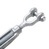1/2" x 6" Eye/Jaw Turnbuckles for Wire Rope Cable - 2 ea.
