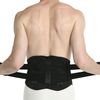 NeoTech Care Back Support Belt - Breathable & Adjustable Lower Back Brace - Double Pull Compression Straps (Black, Size XXL)