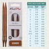KnitPro Ginger Interchangeable Circular Needles 5" (13cm) | 6.00mm