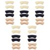 Natiform 3 Colors 15 Pairs 30 Pieces Set Shoe Blister Prevention Heel Pads Paka Paka Protection Pads